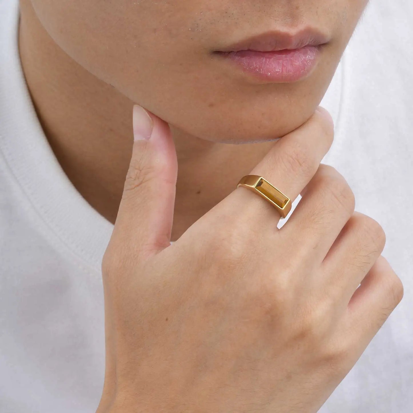 Anel Masculino Elementum Gold