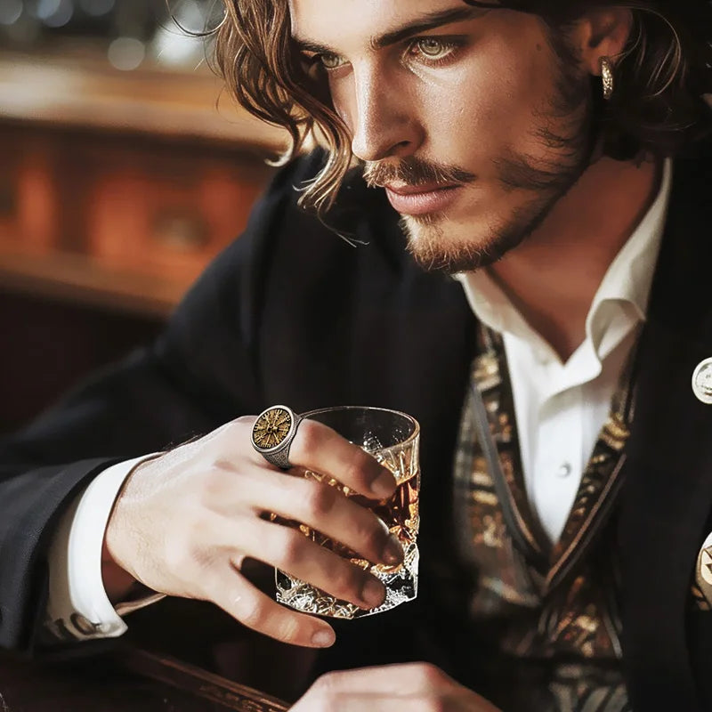 Anel Masculino Crânio Viking – Prata 925