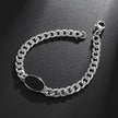 Pulseira Masculina Corrente Cubana Black Eyes