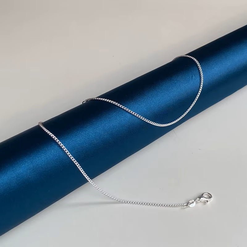 Corrente Masculina Cubana Miami Prata - 2mm