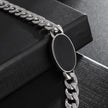Pulseira Masculina Corrente Cubana Black Eyes
