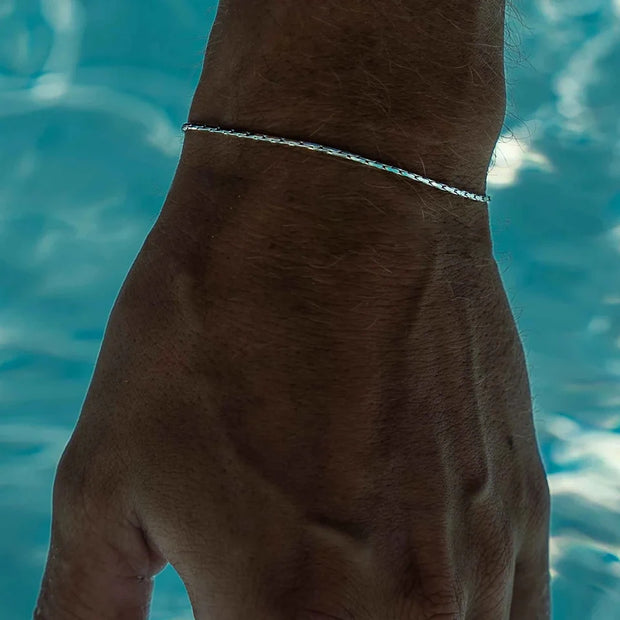 Pulseira Minimalista Corrente Arame - 1.3 mm