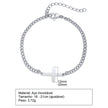 Pulseira Masculina Cruzada