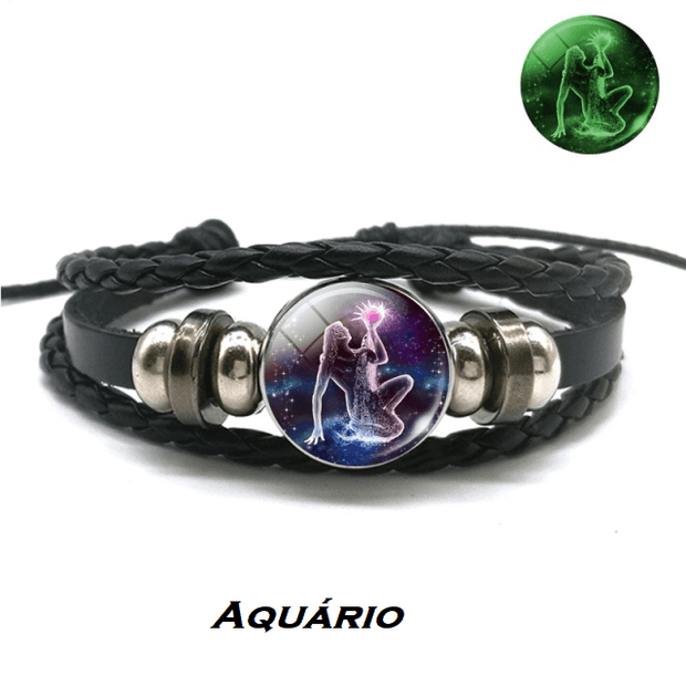 Pulseira 12 Constelações do Zodíaco Luminoso - Loja Hey Dude