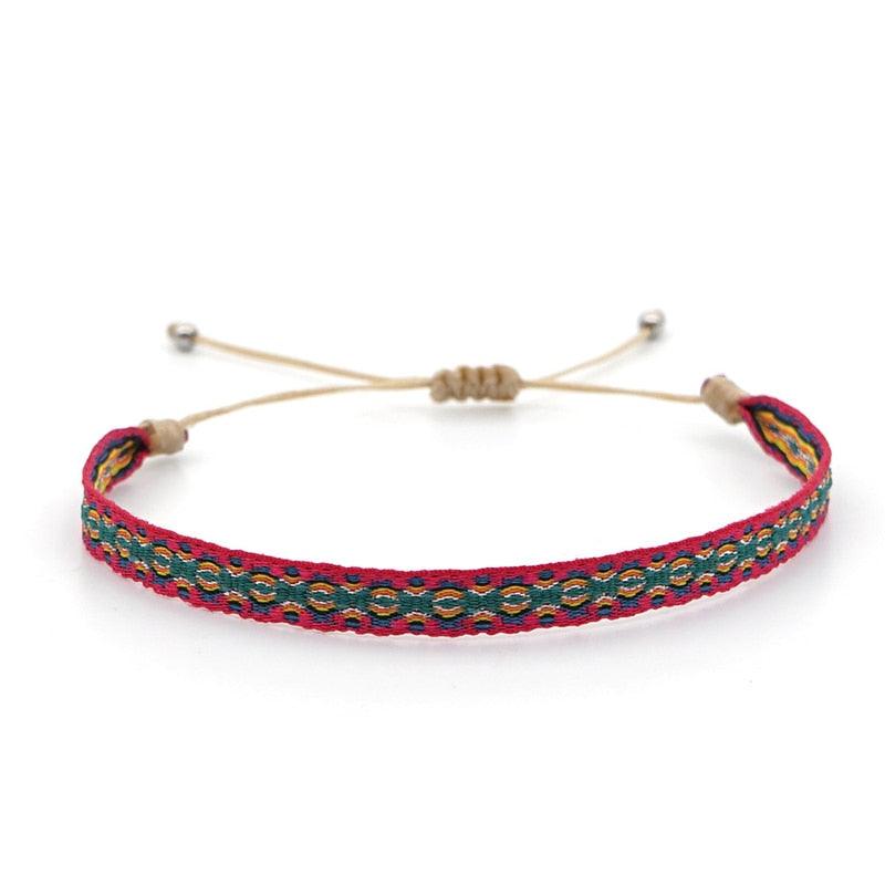 Conjunto de Pulseiras Budistas com Bracelete em Prata Tibetana - Resistência - Loja Hey Dude