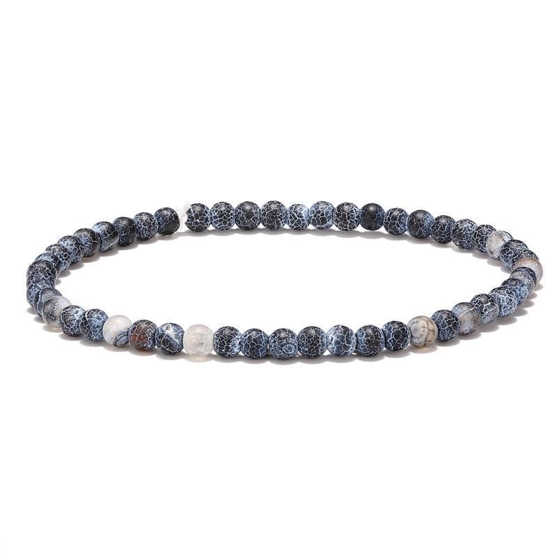 Conjunto de Pulseiras Budistas com Bracelete em Prata Tibetana - Resistência - Loja Hey Dude